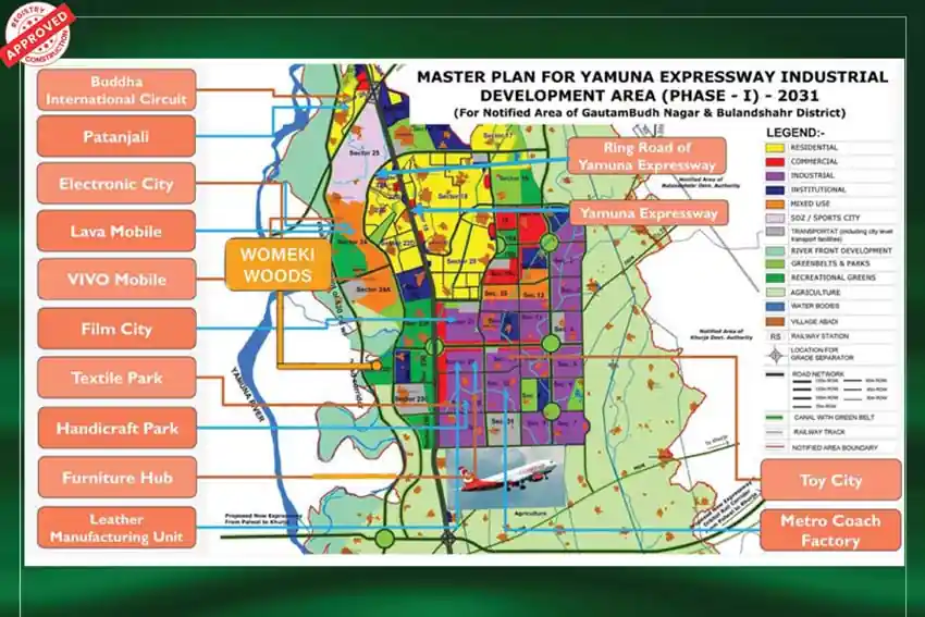 Womeki Woods Plot location map